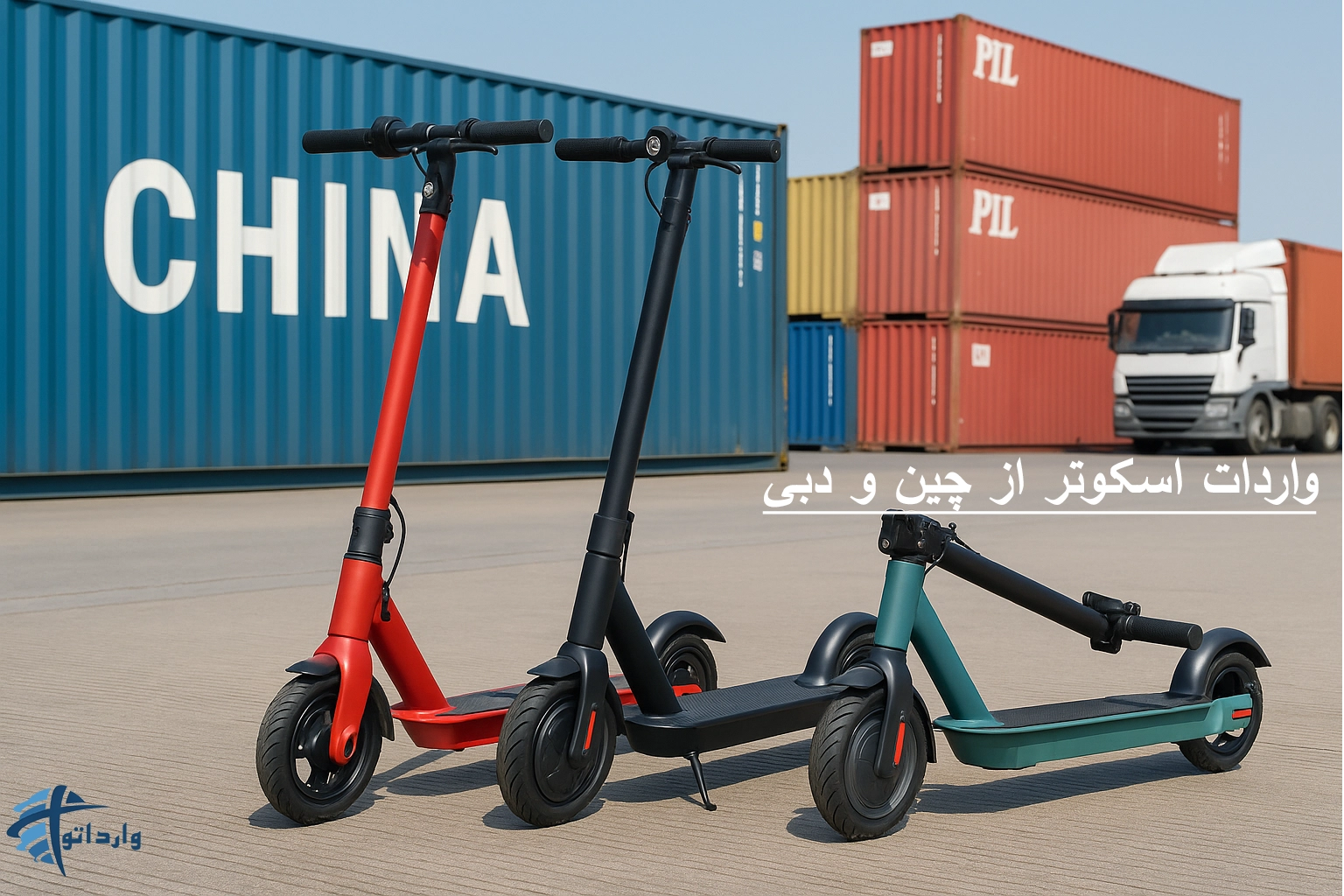 واردات اسکوتر از چین و دبی