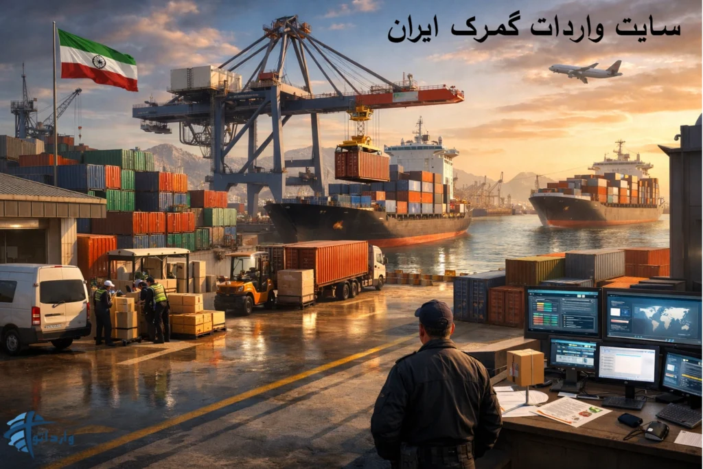 سایت واردات گمرک ایران و فرآیند مدیریت واردات کالا در بنادر و گمرکات کشور