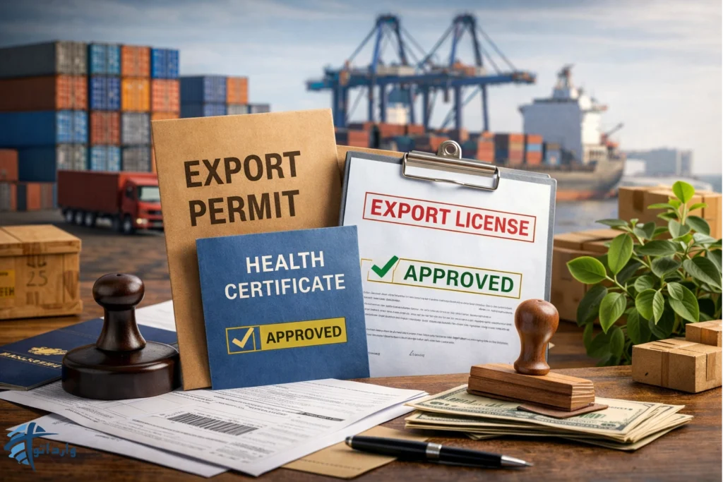 فرآیند قانونی صادرات کالا