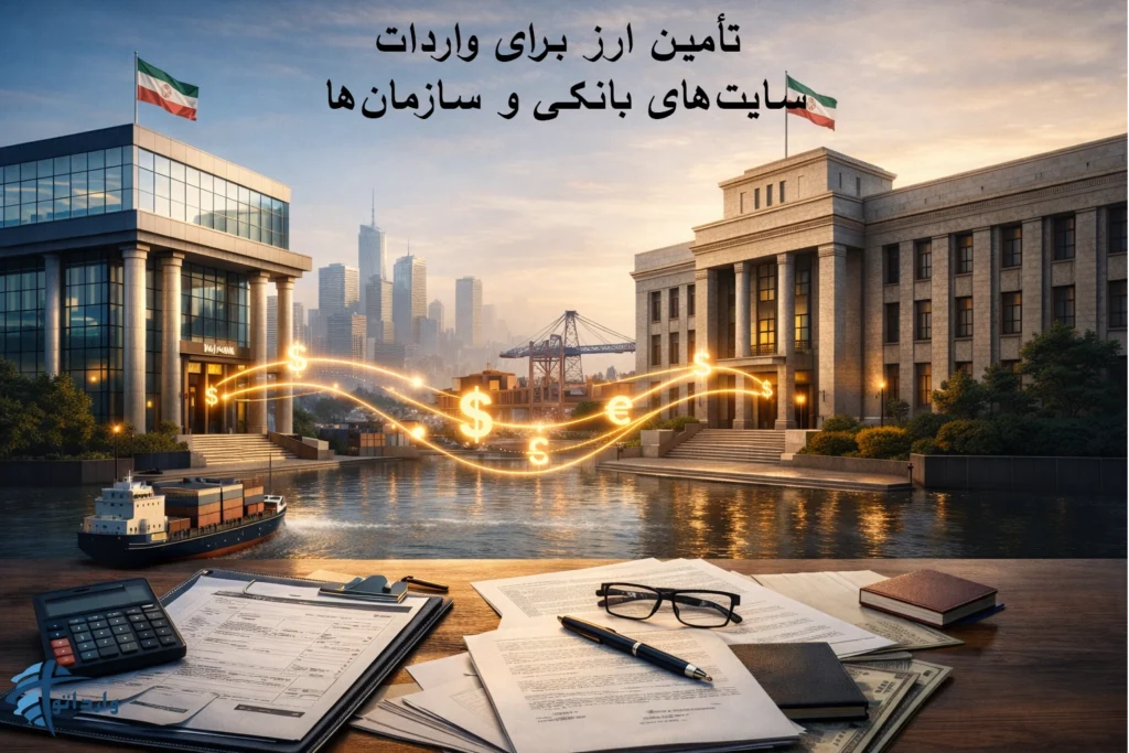 تأمین ارز برای واردات سایت های بانکی و سازمان ها