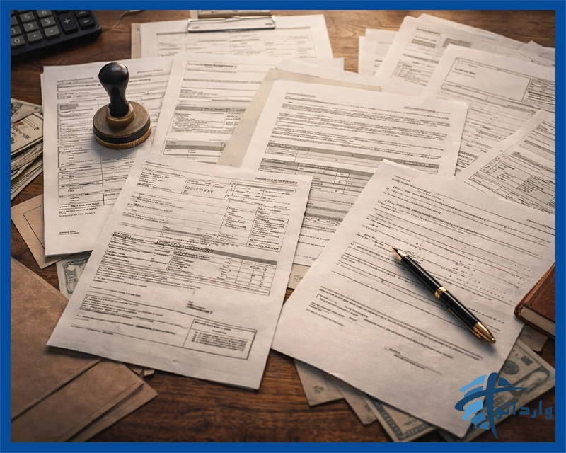 مدارک موردنیاز برای تأمین ارز واردات شامل اسناد بانکی و بازرگانی