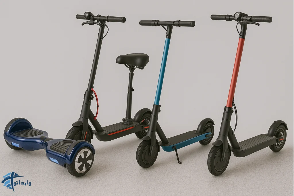 انواع اسکوترهای قابل واردات از چین و دبی