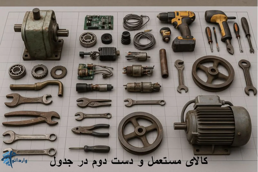 کالای مستعمل و دست دوم در جدول