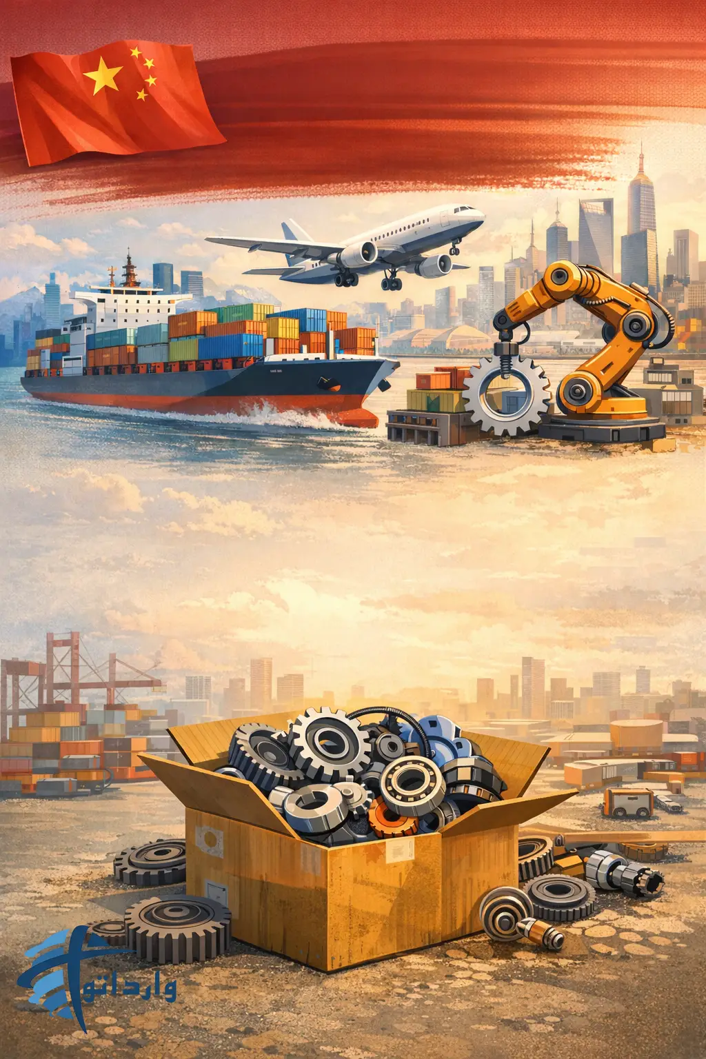 راهنمای خرید وواردات قطعات یدکی ماشین آلات صنعتی از چین