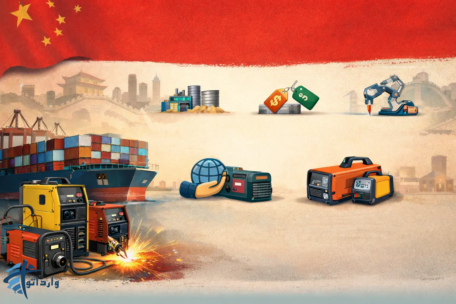 واردات دستگاه های جوش و برش (welding&cutting) از چین : راهنمای تخصصی