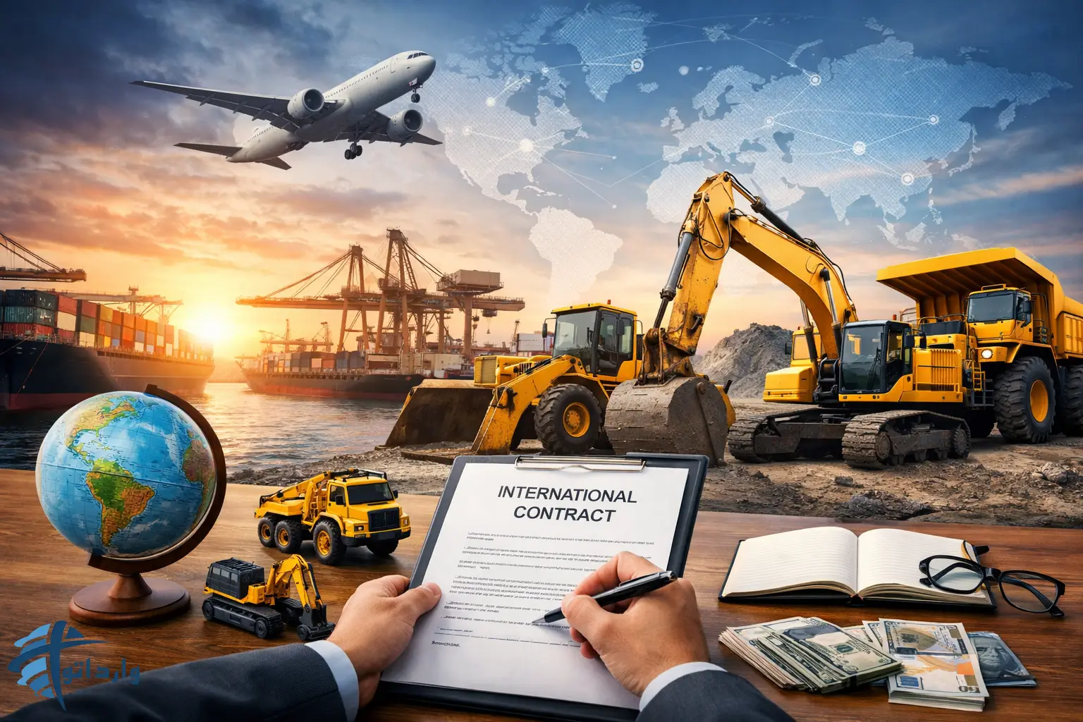 مدیریت ریسک وقراردادهای خرید بین المللی برای ماشین آلات سنگین