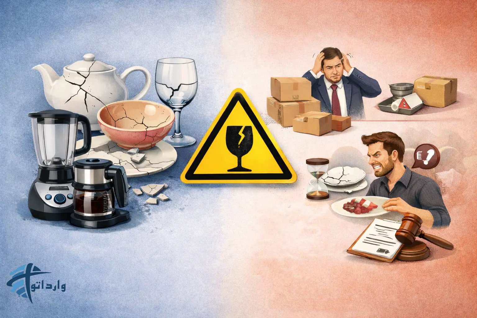 مدیریت ریسک شکستگی در حمل و نقل لوازم آشپزخانه حساس از چین