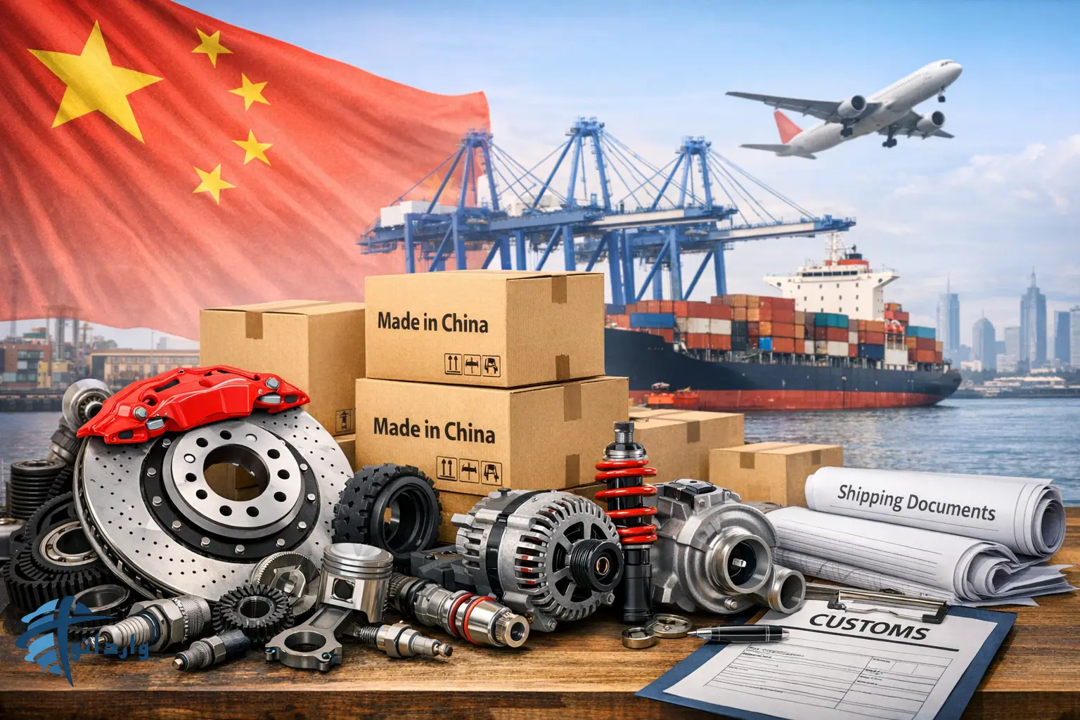 واردات لوازم یدکی خودرو از چین