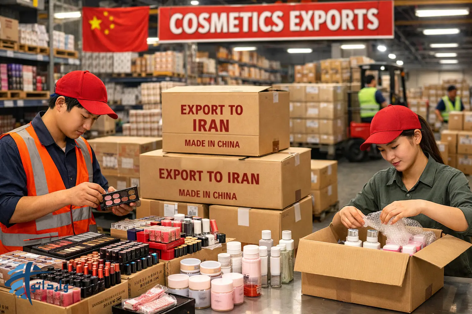 مقایسه واردات لوازم آرایشی از چین کره جنوبی و امارات : کدام بهتر است؟