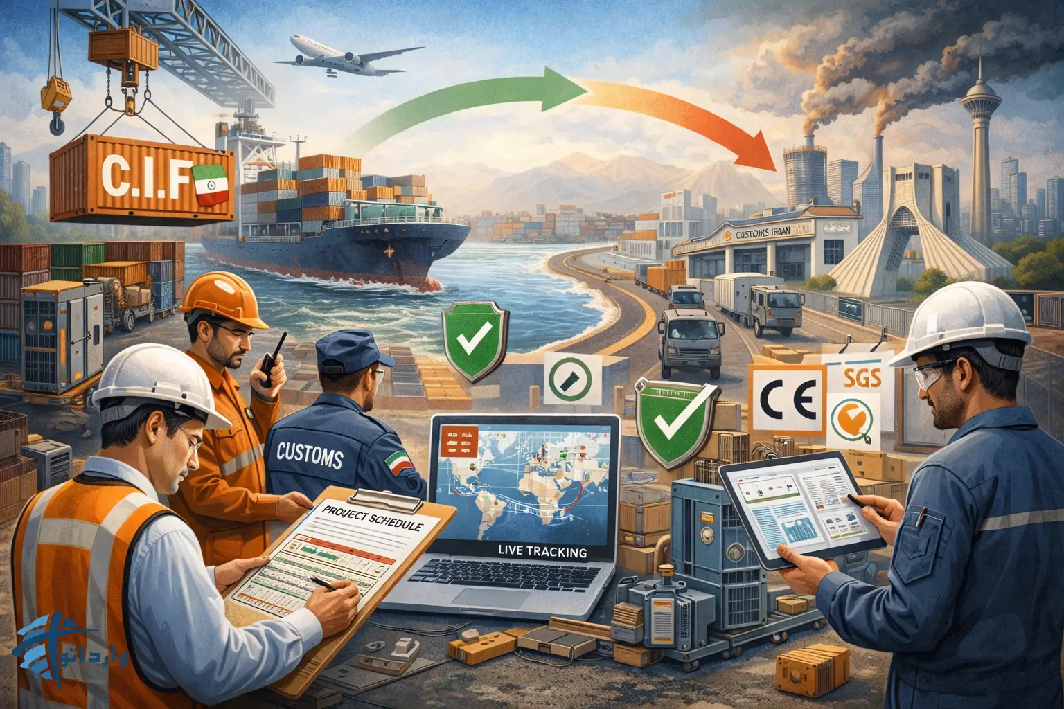 واردات خطوط تولید کامل از چین : مدیریت پروژه و نصب در ایران