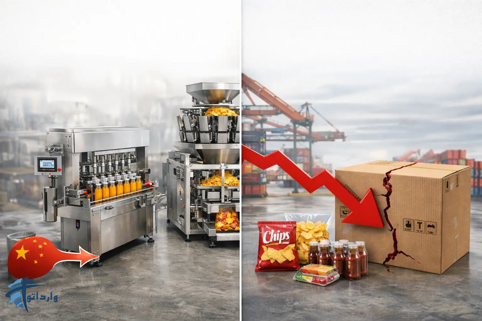 واردات دستگاه های بسته بندی و پرکن از چین : راهنمای خرید برای صنایع غذایی