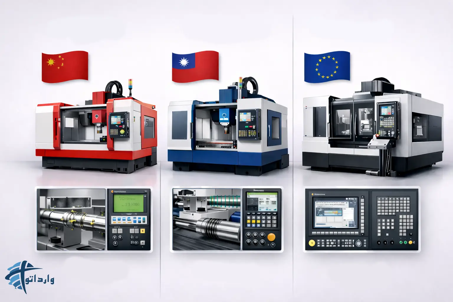 مقایسه قیمت و کیفیت دستگاه های CNCچنین در مقابل اروپایی تایوانی