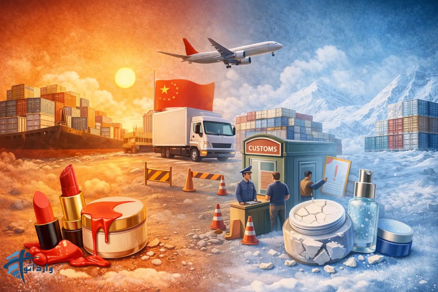 نکات کلیدی در حمل ونقل لوازم آرایشی حساس به دما از چین