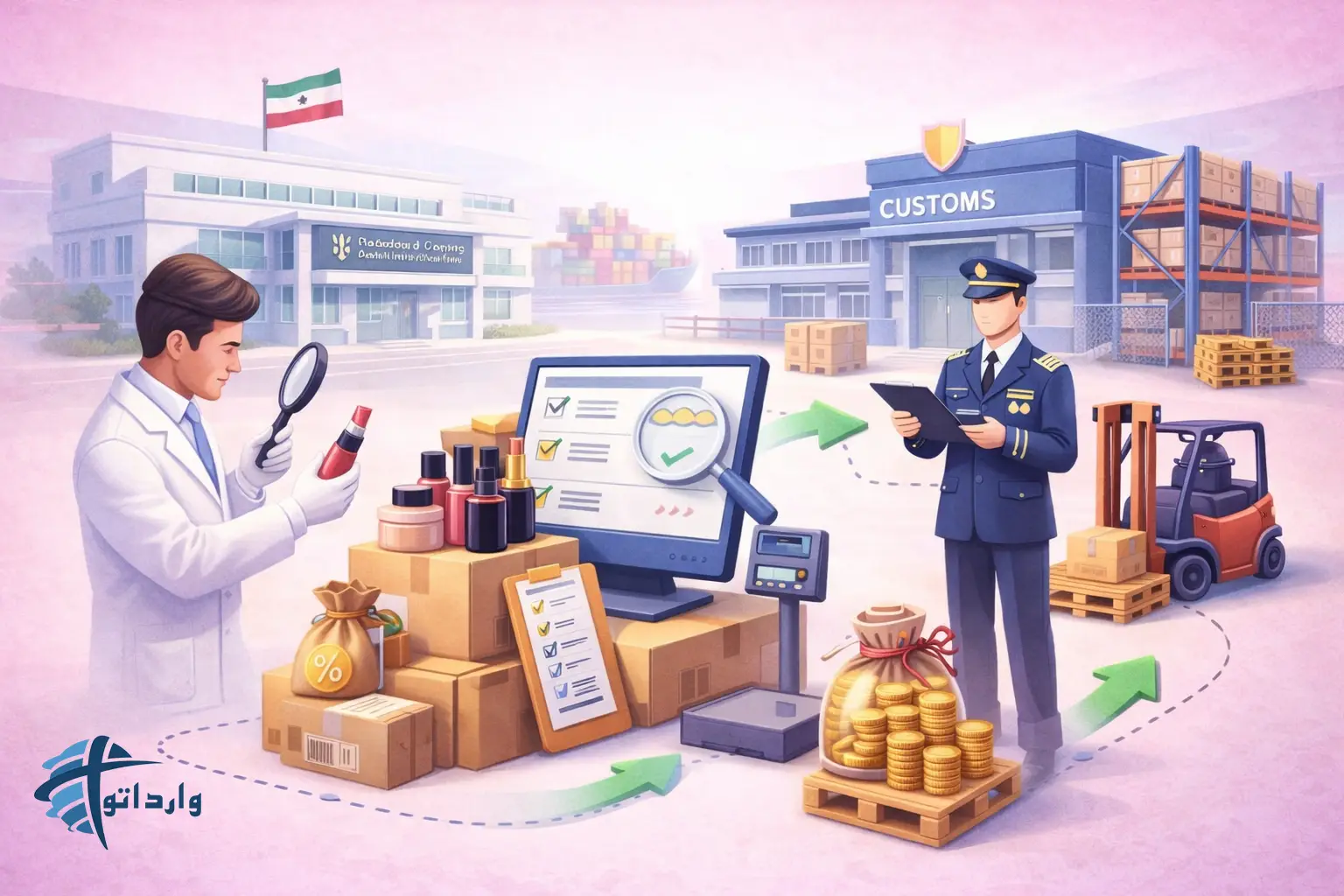 تعرفه گمرکی و هزینه های ترخیص لوازم آرایشی و بهداشتی درایران