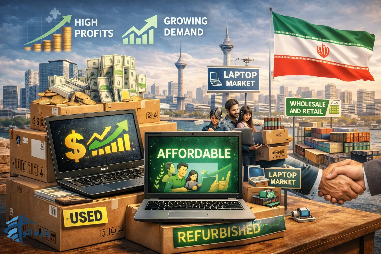 واردات لپ تاپ های استوک ورفرش ازچین: فرصت ها وچالش ها