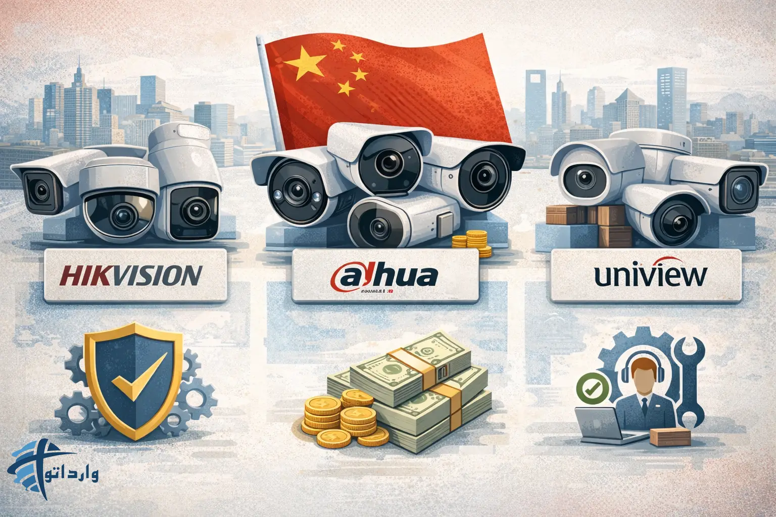 واردات دوربین مدار بسته از چین :راهنمای انتخاب بهترین برندو مدل
