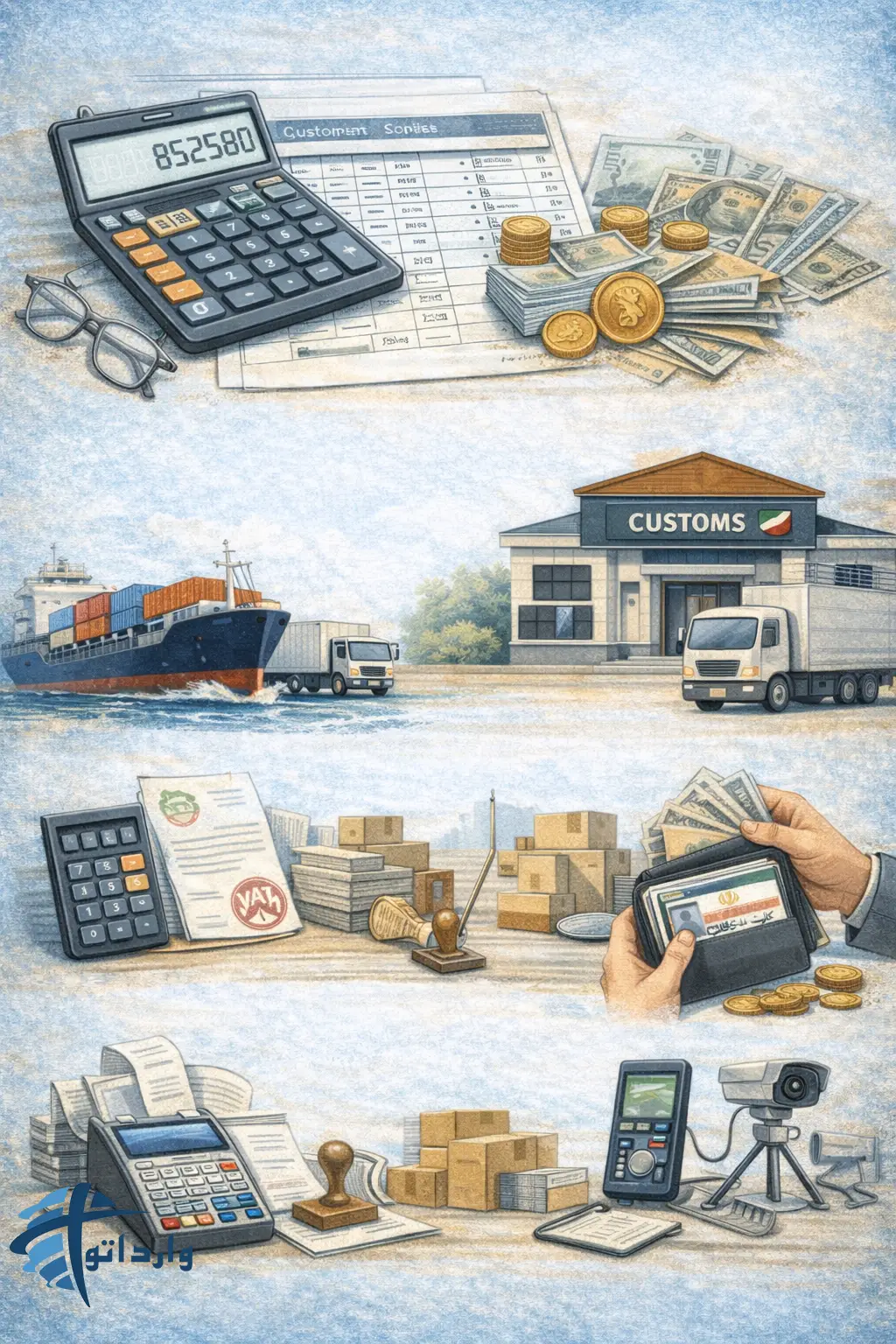 ترخیص دوربین مداربسته از گمروک ایران : مجوز های لازم و تعرفه ها