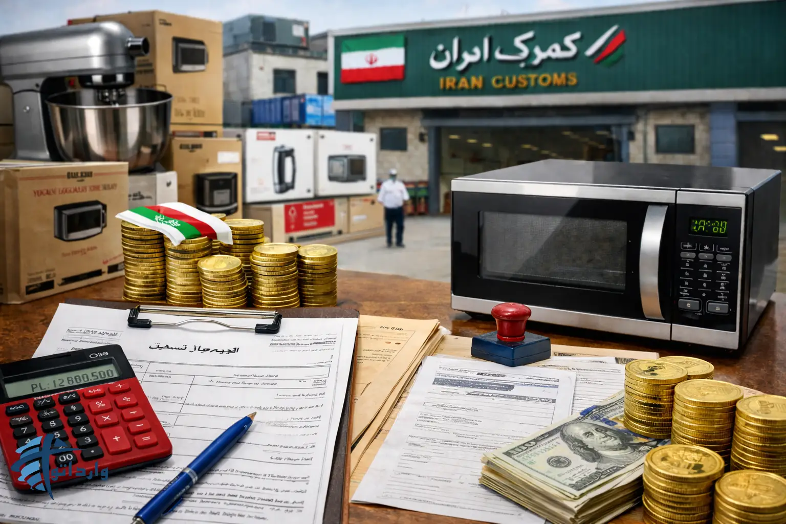 ترخیص لوازم آشپزخانه از گمروک ایران: مراحل و هزینه های ترخیص