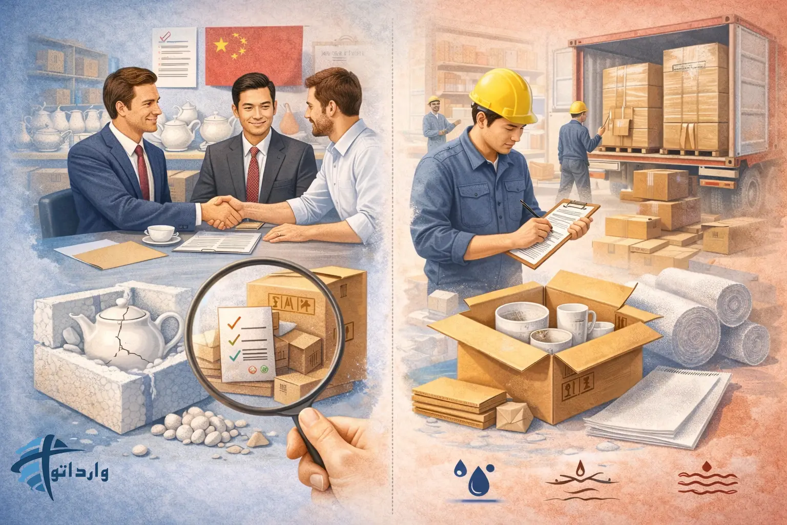 مدیریت ریسک شکستگی در حمل و نقل لوازم آشپزخانه حساس از چین