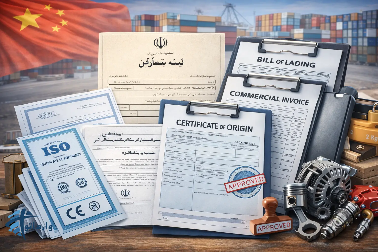 واردات لوازم یدکی خودرو از چین: مراحل، مدارک لازم و اشتباهات رایج در ترخیص