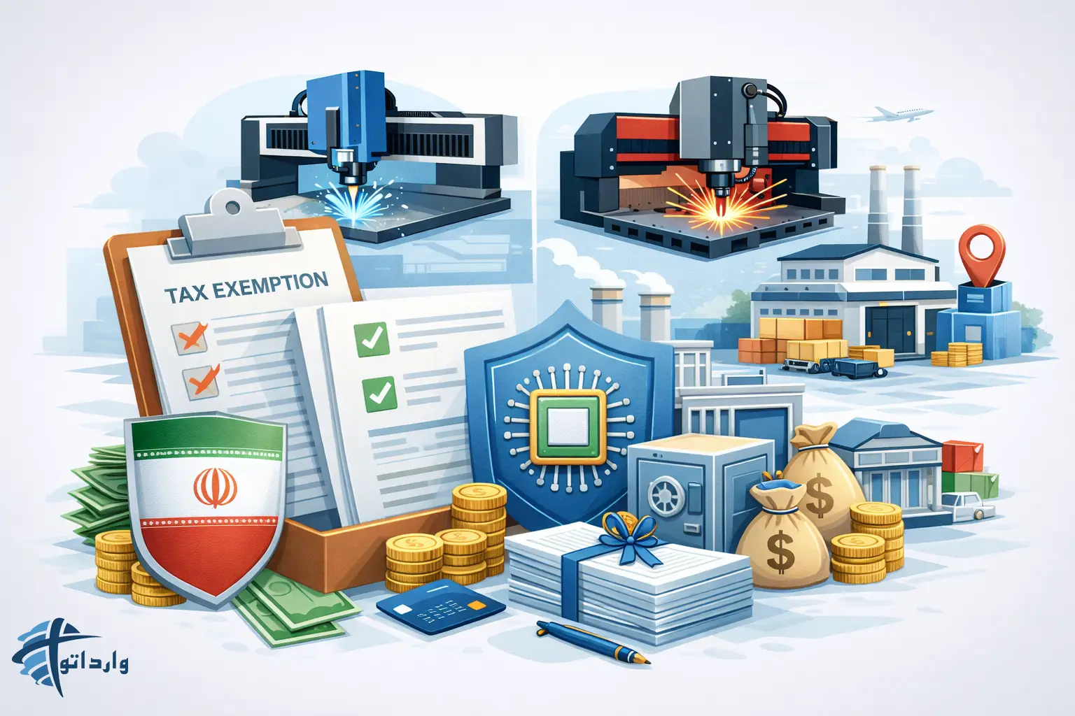 بررسی تعرفه گمرکی و شرایط واردات انواع دستگاه های برش (واترجت.پلاسما)