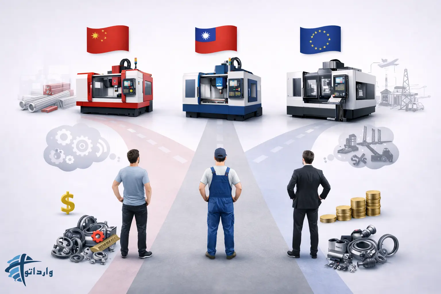 مقایسه قیمت و کیفیت دستگاه های CNCچنین در مقابل اروپایی تایوانی