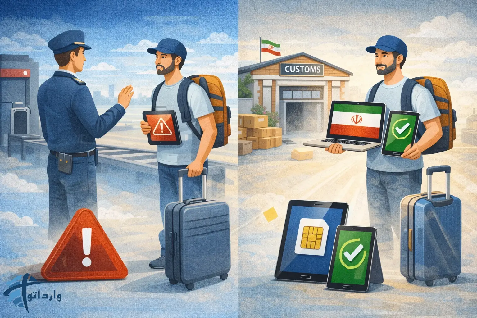 قوانین و مراحل ترخیص لپ تاپ و تبلت از گمرک ایران (ریجستری واستاندارد)