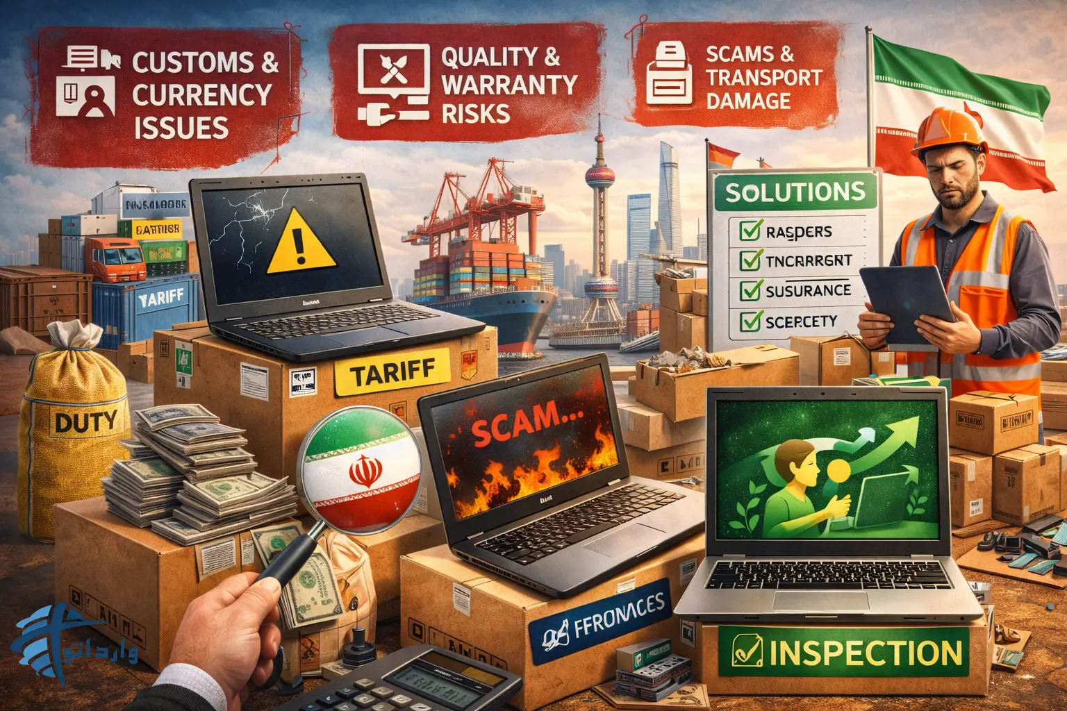 واردات لپ تاپ های استوک ورفرش ازچین: فرصت ها وچالش ها