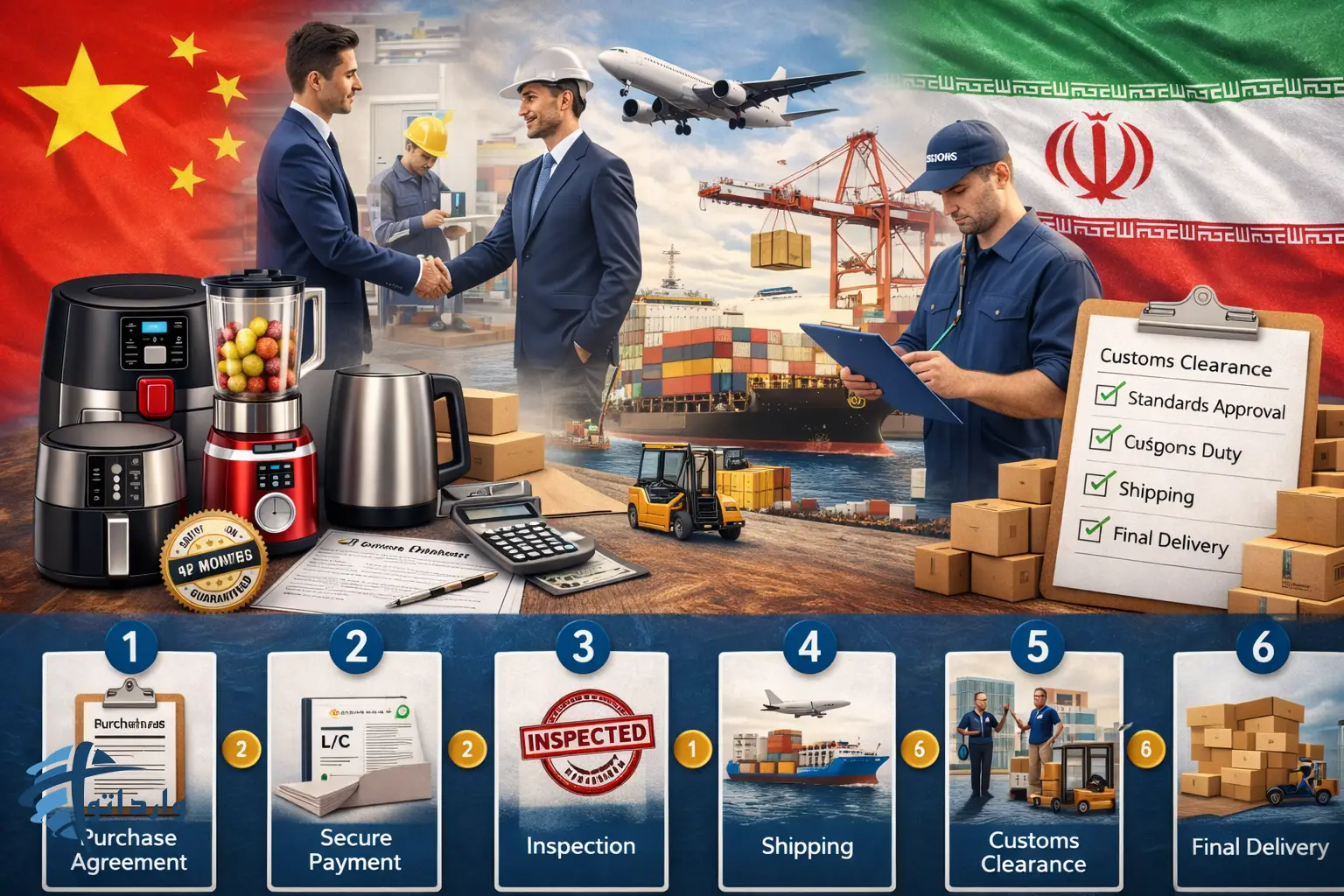 واردات لوازم برقی کوچک آشپزخانه (SmallAppliances)ازچین: استانداردهاو گارانتی