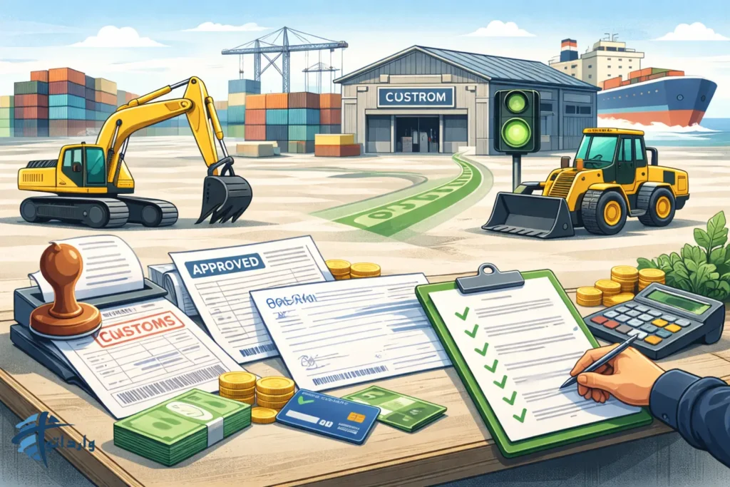 ترخیص دستگاه های سنگین صنعتی از گمرک ایران مراحل و اسناد مورد نیاز