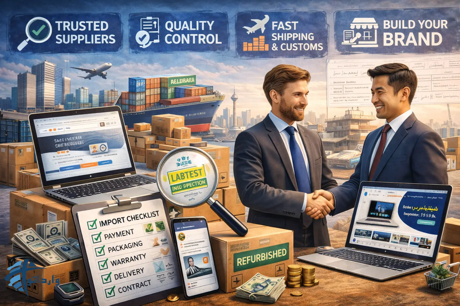 واردات لپ تاپ های استوک ورفرش ازچین: فرصت ها وچالش ها