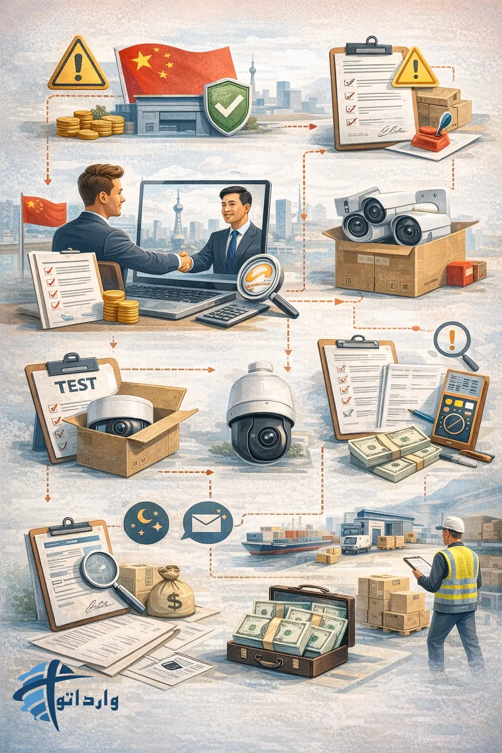 واردات دوربین مدار بسته از چین :راهنمای انتخاب بهترین برندو مدل