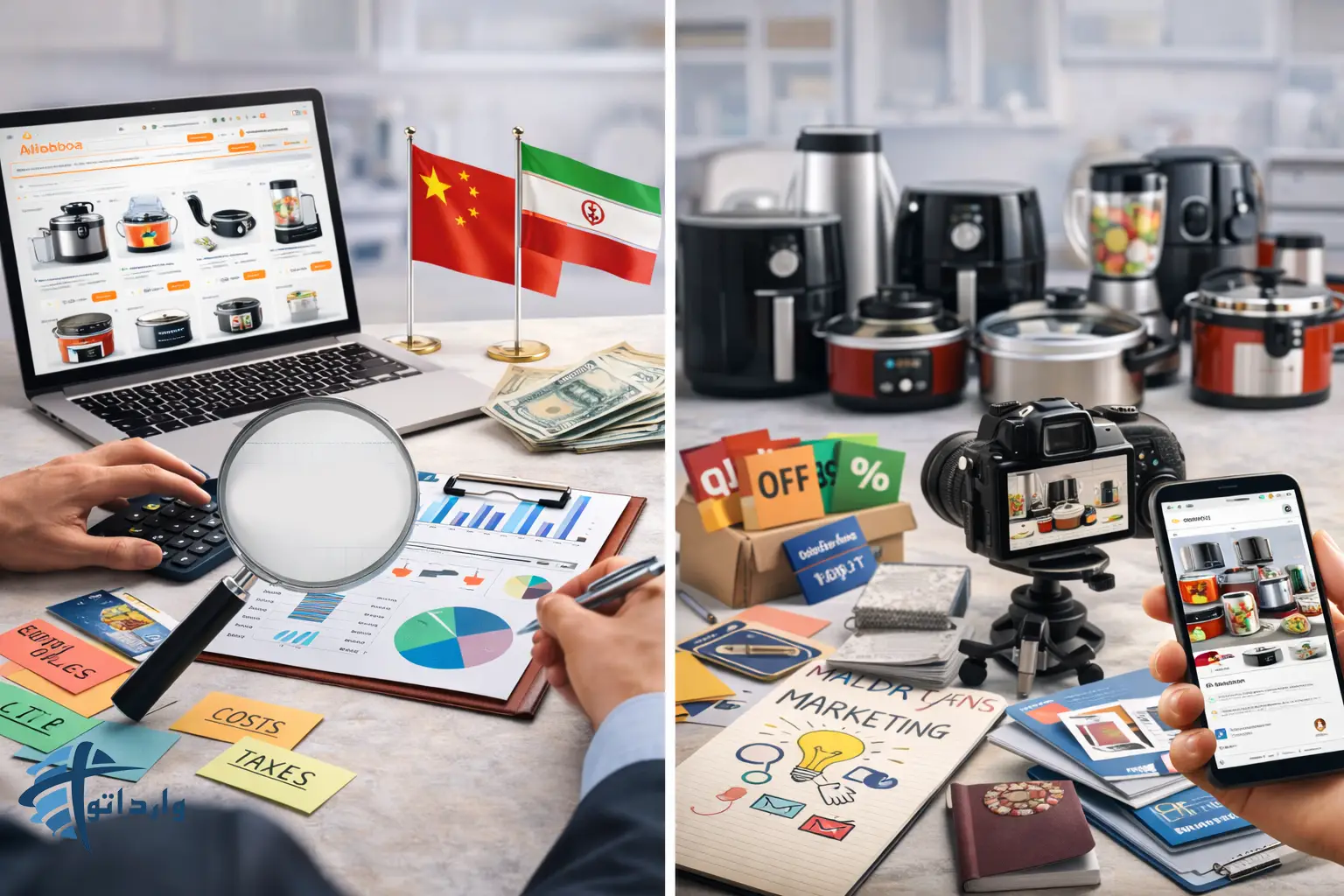 واردات لوازم آشپزخانه از چین : لیست کالاهای پرفروش و سود آور در ایران