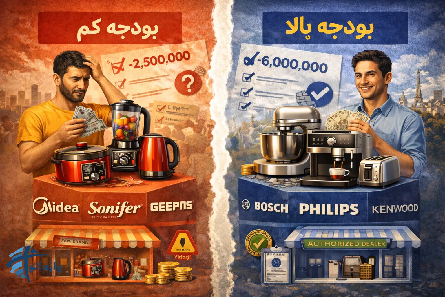 مقایسه قیمت و کیفیت لوازم آشپزخانه چینی درمقابل برند های اروپایی