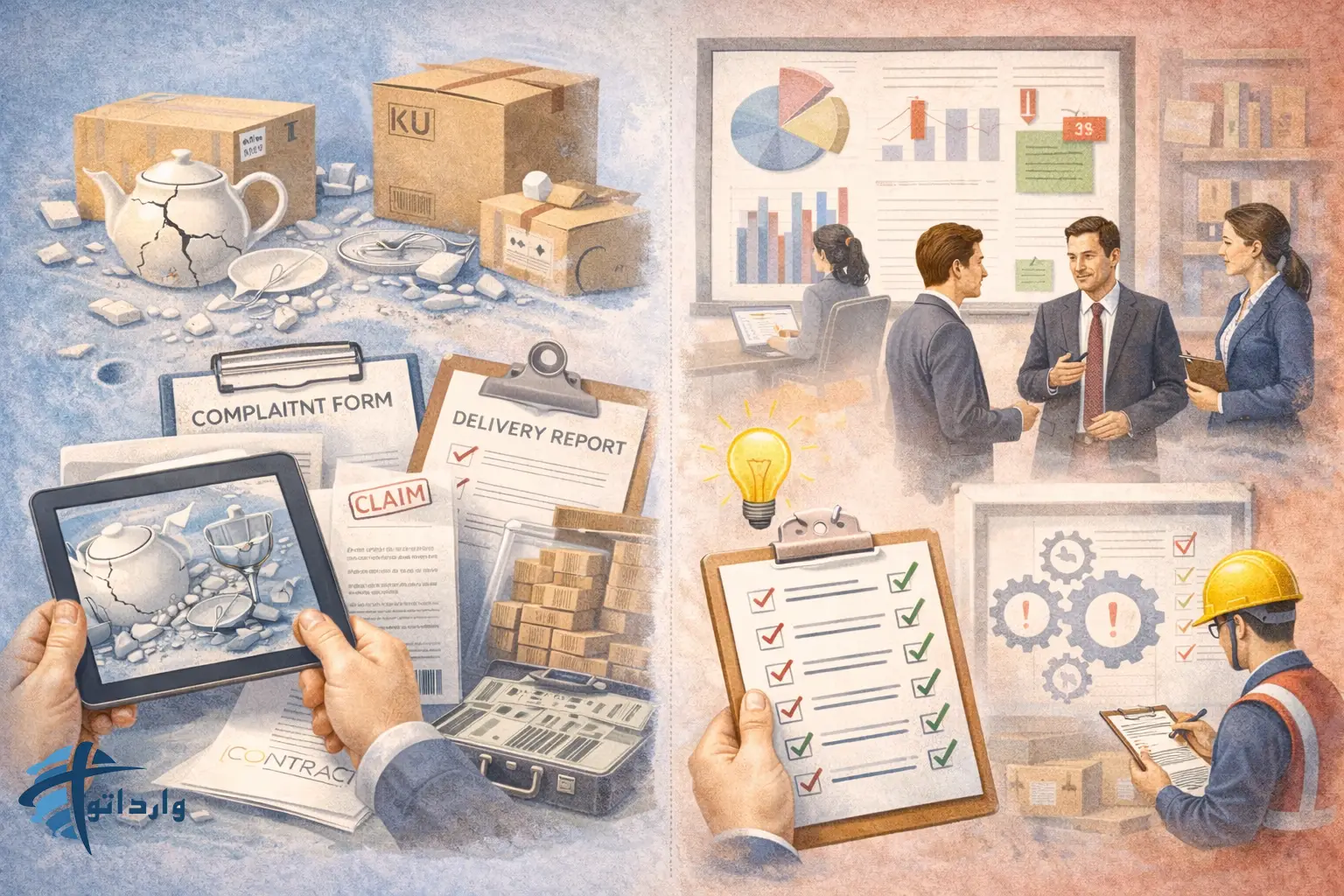 مدیریت ریسک شکستگی در حمل و نقل لوازم آشپزخانه حساس از چین