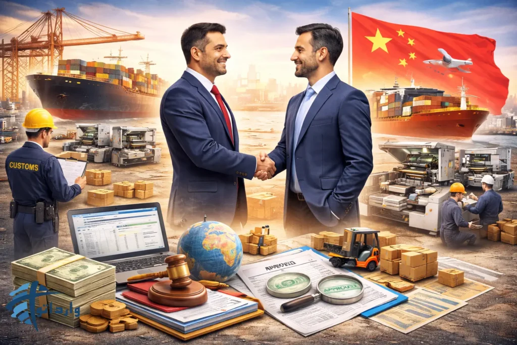 واردات دستگاه های چاپ وبسته بندی از چین :سودومقرارت