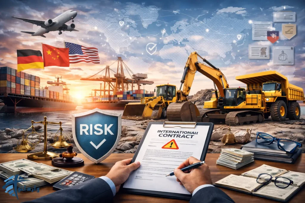 مدیریت ریسک وقراردادهای خرید بین المللی برای ماشین آلات سنگین