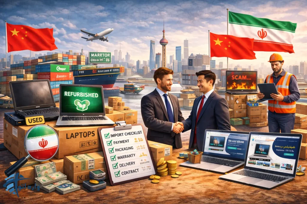 واردات لپ تاپ های استوک ورفرش ازچین: فرصت ها وچالش ها