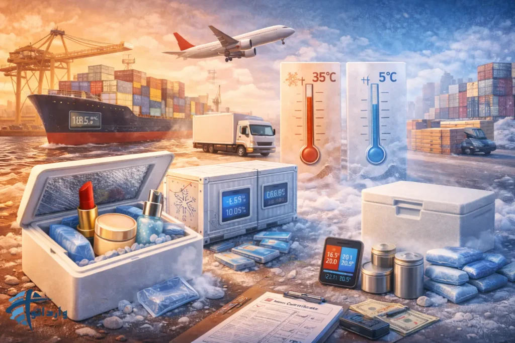 نکات کلیدی در حمل ونقل لوازم آرایشی حساس به دما از چین
