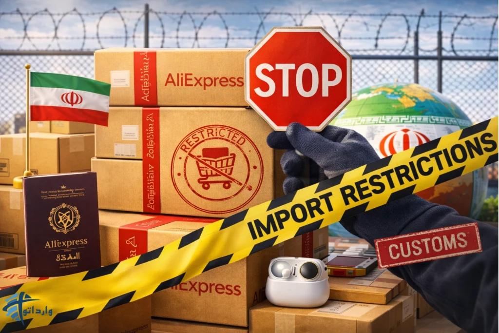 محدودیت واردات ایران برای خریدهای AliExpress
