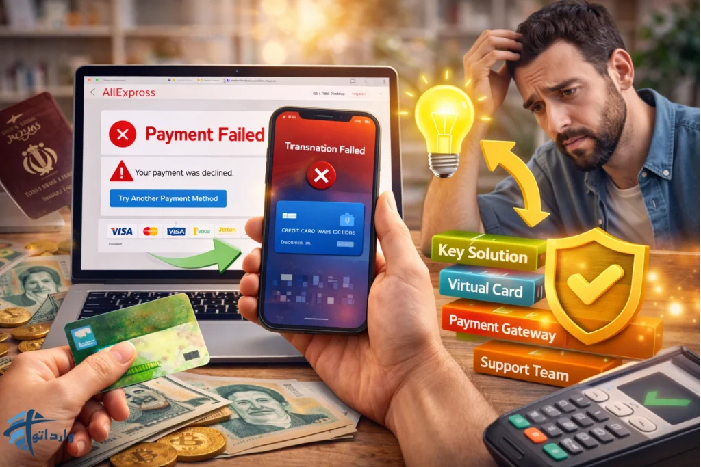 خطاهای رایج پرداخت در علیاکسپرس و راهحلها
