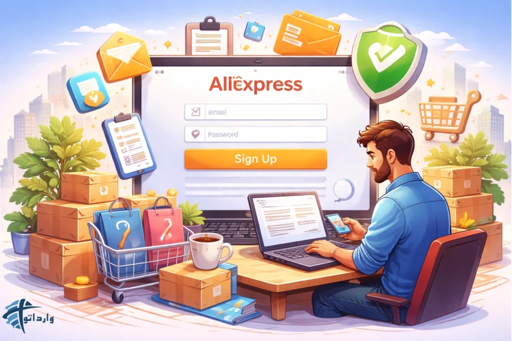 ثبت نام در علی اکسپرس