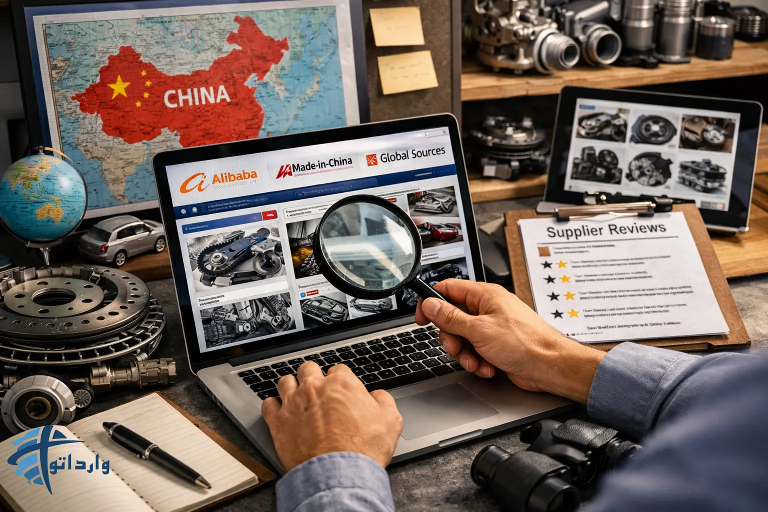 مراحل پیدا کردن تامین‌کنندگان معتبر لوازم یدکی خودرو از چین