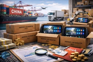 واردات مانیتور اندروید خودرو از چین
