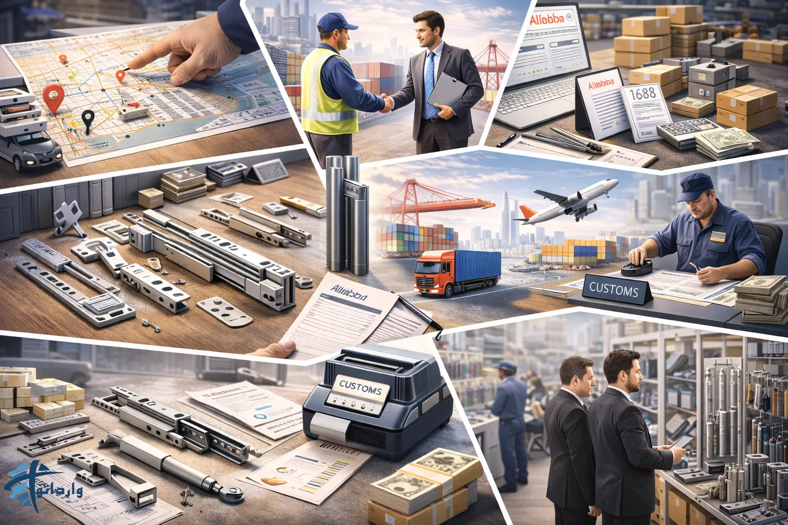 مراحل عملی واردات یراق آلات از چین