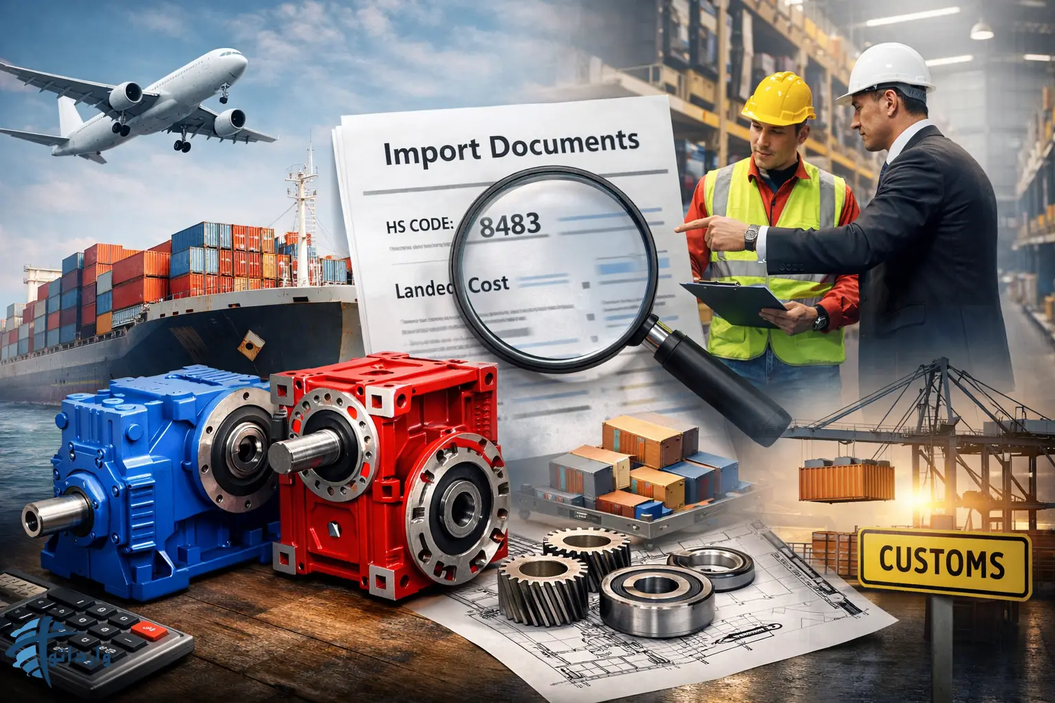 مراحل واردات گیربکس از چین