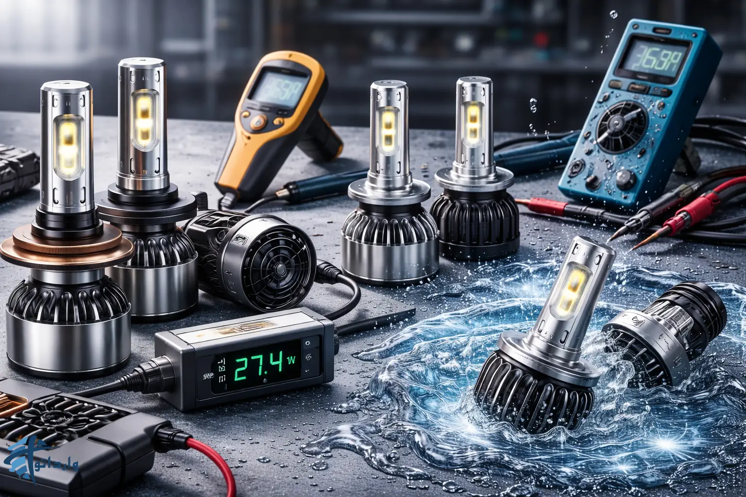 انواع هدلایت چینی قبل از واردات