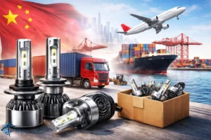 واردات هدلایت از چین