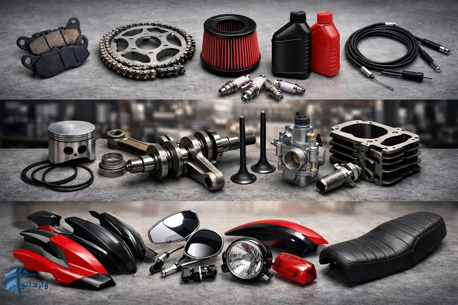 قطعات موتور سیکلت