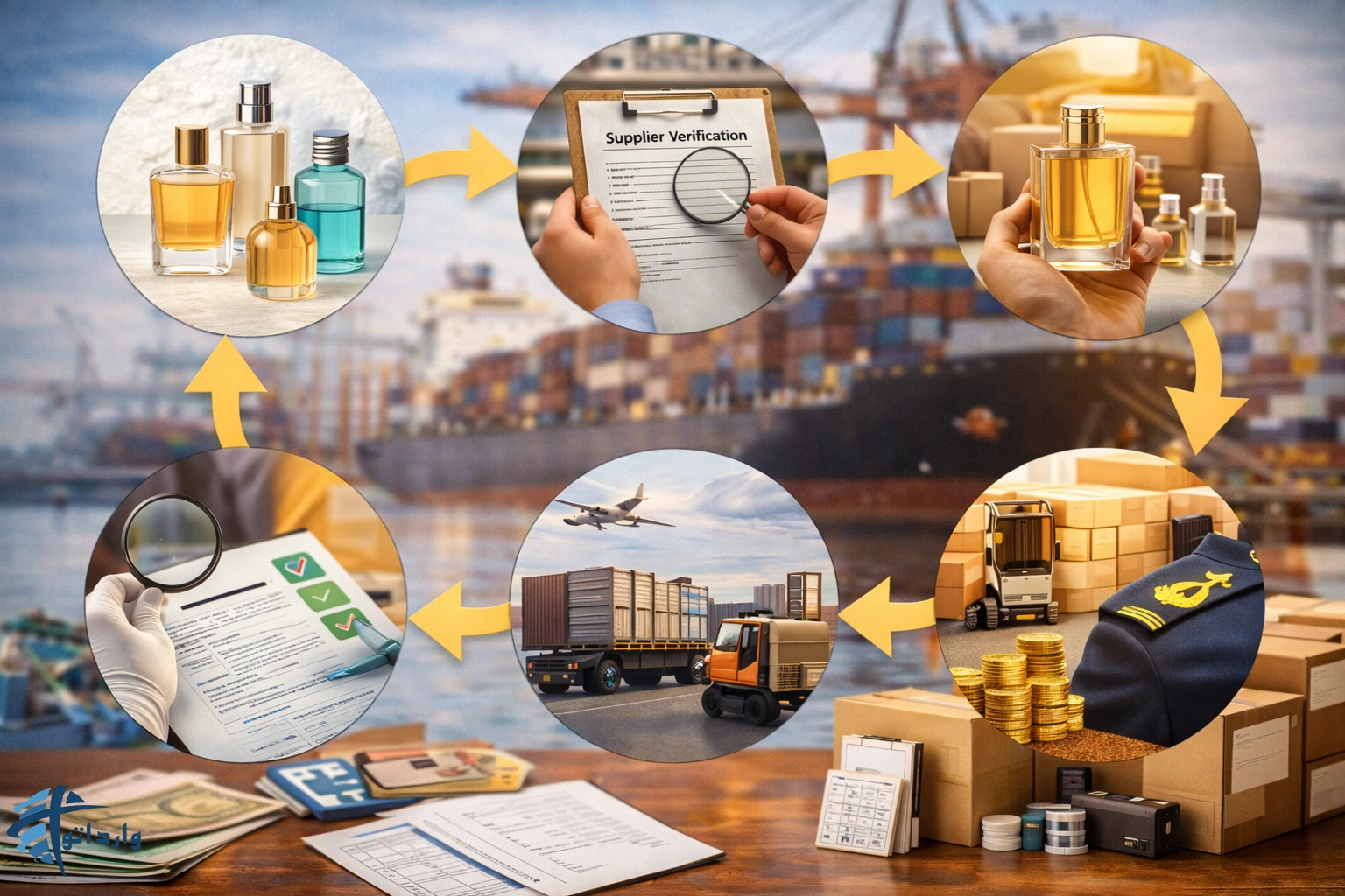 مراحل واردات عطر از چین